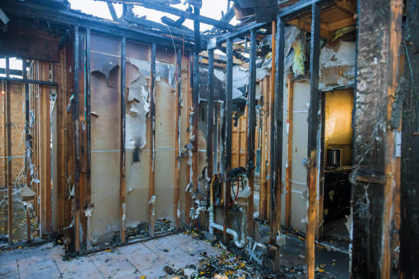 Professional Fire Damage Assessment technician working in Centerville, MN